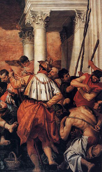 Martyrdom of Saint Sebastian, Detail